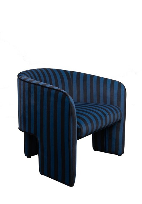 MaMaison MaMaison fotel JOLIE niebieski / czarny