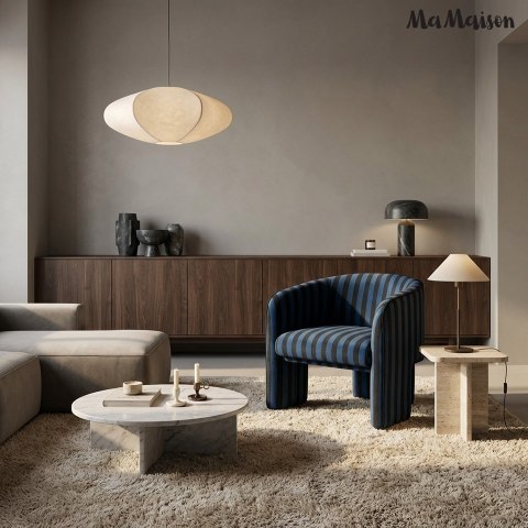 MaMaison MaMaison fotel JOLIE niebieski / czarny