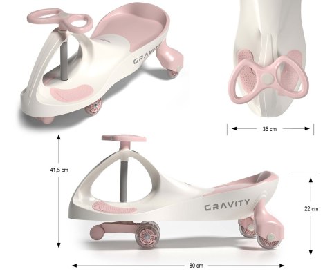 Milly Mally Milly Mally Jeździk Grawitacyjny Gravity Cream Pink