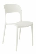 Intesi Krzesło Flexi białe tworzywo PP ergonomiczne i stabilne do jadalni kuchni restauracji na taras Intesi Krzesło Flexi białe tworzywo PP ergonomiczne i stabilne do jadalni kuchni restauracji na taras