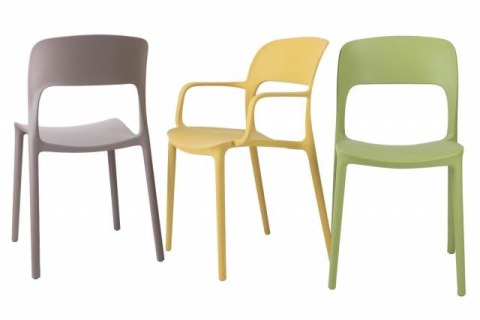 Intesi Krzesło Flexi białe tworzywo PP ergonomiczne i stabilne do jadalni kuchni restauracji na taras Intesi Krzesło Flexi białe tworzywo PP ergonomiczne i stabilne do jadalni kuchni restauracji na taras