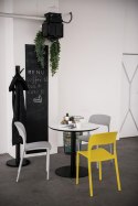 Intesi Krzesło Flexi szare tworzywo PP można sztaplować na taras do jadalni restauracji recepcji Intesi Krzesło Flexi szare tworzywo PP można sztaplować na taras do jadalni restauracji recepcji