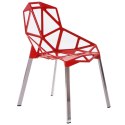 D2.DESIGN Krzesło Gap czerwone D2.DESIGN Krzesło Gap czerwone