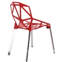 D2.DESIGN Krzesło Gap czerwone D2.DESIGN Krzesło Gap czerwone