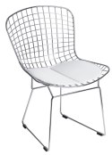 D2.DESIGN Krzesło Harry biała poduszka D2.DESIGN Krzesło Harry biała poduszka