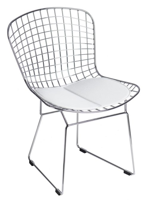 D2.DESIGN Krzesło Harry biała poduszka D2.DESIGN Krzesło Harry biała poduszka