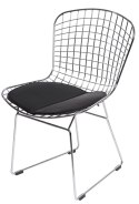 D2.DESIGN Krzesło Harry czarna poduszka D2.DESIGN Krzesło Harry czarna poduszka