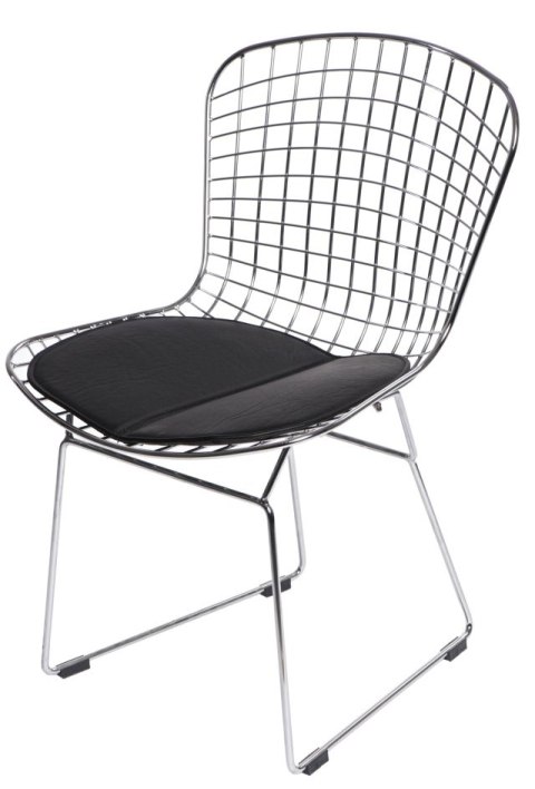D2.DESIGN Krzesło Harry czarna poduszka D2.DESIGN Krzesło Harry czarna poduszka
