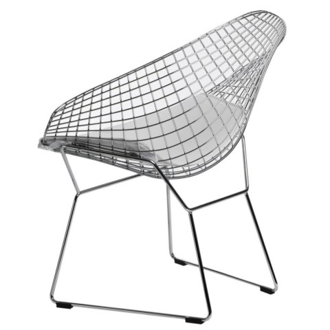 D2.DESIGN Krzesło HarryArm biała poduszka D2.DESIGN Krzesło HarryArm biała poduszka