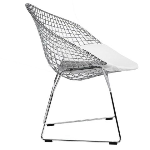 D2.DESIGN Krzesło HarryArm biała poduszka D2.DESIGN Krzesło HarryArm biała poduszka