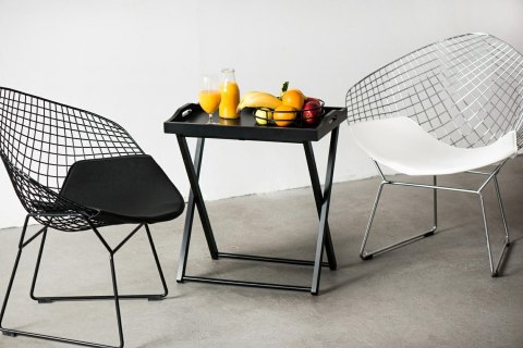 D2.DESIGN Krzesło HarryArm biała poduszka D2.DESIGN Krzesło HarryArm biała poduszka