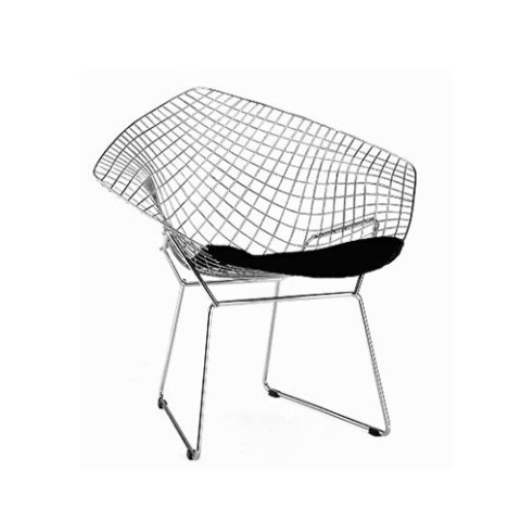 KRZESŁO Z PODŁOKIETNIKAMI Harry Arm D2.DESIGN CZARNA PODUSZKA EKOSKÓRA STELAŻ METALOWY CHROMOWANY KRZESŁO Z PODŁOKIETNIKAMI Harry Arm D2.DESIGN CZARNA PODUSZKA EKOSKÓRA STELAŻ METALOWY CHROMOWANY