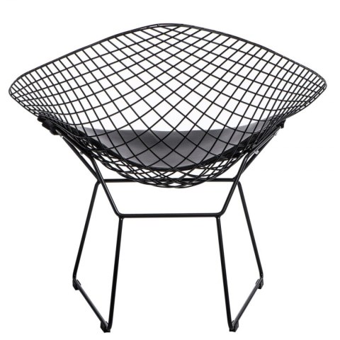 KRZESŁO Z PODŁOKIETNIKAMI Harry Arm D2.DESIGN CZARNE METAL LAKIEROWANY PODUSZKA EKOSKÓRA CZARNA MOCOWANA NA RZEPY KRZESŁO Z PODŁOKIETNIKAMI Harry Arm D2.DESIGN CZARNE METAL LAKIEROWANY PODUSZKA EKOSKÓRA CZARNA MOCOWANA NA RZEPY