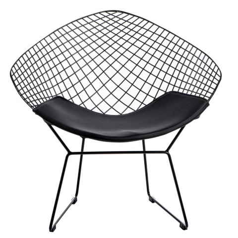 KRZESŁO Z PODŁOKIETNIKAMI Harry Arm D2.DESIGN CZARNE METAL LAKIEROWANY PODUSZKA EKOSKÓRA CZARNA MOCOWANA NA RZEPY KRZESŁO Z PODŁOKIETNIKAMI Harry Arm D2.DESIGN CZARNE METAL LAKIEROWANY PODUSZKA EKOSKÓRA CZARNA MOCOWANA NA RZEPY