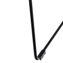 KRZESŁO Z PODŁOKIETNIKAMI Harry Arm D2.DESIGN CZARNE METAL LAKIEROWANY PODUSZKA EKOSKÓRA CZARNA MOCOWANA NA RZEPY KRZESŁO Z PODŁOKIETNIKAMI Harry Arm D2.DESIGN CZARNE METAL LAKIEROWANY PODUSZKA EKOSKÓRA CZARNA MOCOWANA NA RZEPY