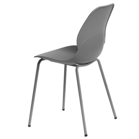 Simplet Krzesło Layer 4 szare mat tworzywo PP nogi metal malowany proszkowo do restauracji jadalni kuchni recepcji Simplet Krzesło Layer 4 szare mat tworzywo PP nogi metal malowany proszkowo do restauracji jadalni kuchni recepcji