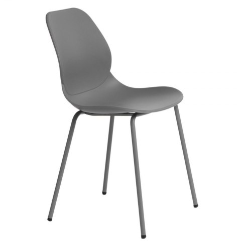 Simplet Krzesło Layer 4 szare mat tworzywo PP nogi metal malowany proszkowo do restauracji jadalni kuchni recepcji Simplet Krzesło Layer 4 szare mat tworzywo PP nogi metal malowany proszkowo do restauracji jadalni kuchni recepcji