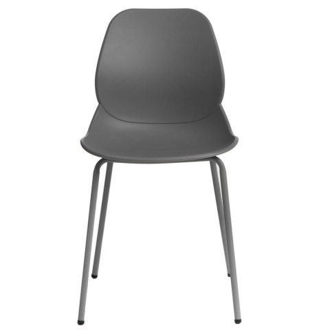Simplet Krzesło Layer 4 szare mat tworzywo PP nogi metal malowany proszkowo do restauracji jadalni kuchni recepcji Simplet Krzesło Layer 4 szare mat tworzywo PP nogi metal malowany proszkowo do restauracji jadalni kuchni recepcji