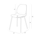 Simplet Krzesło Layer 4 szare mat tworzywo PP nogi metal malowany proszkowo do restauracji jadalni kuchni recepcji Simplet Krzesło Layer 4 szare mat tworzywo PP nogi metal malowany proszkowo do restauracji jadalni kuchni recepcji