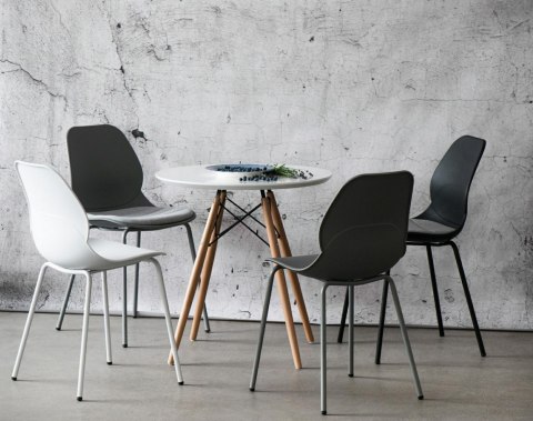 Simplet Krzesło Layer 4 szare mat tworzywo PP nogi metal malowany proszkowo do restauracji jadalni kuchni recepcji Simplet Krzesło Layer 4 szare mat tworzywo PP nogi metal malowany proszkowo do restauracji jadalni kuchni recepcji