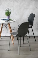 Simplet Krzesło Layer 4 szare mat tworzywo PP nogi metal malowany proszkowo do restauracji jadalni kuchni recepcji Simplet Krzesło Layer 4 szare mat tworzywo PP nogi metal malowany proszkowo do restauracji jadalni kuchni recepcji