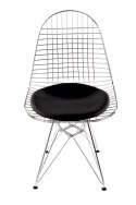 D2.DESIGN Krzesło Net czarna pojedyncza poduszka D2.DESIGN Krzesło Net czarna pojedyncza poduszka