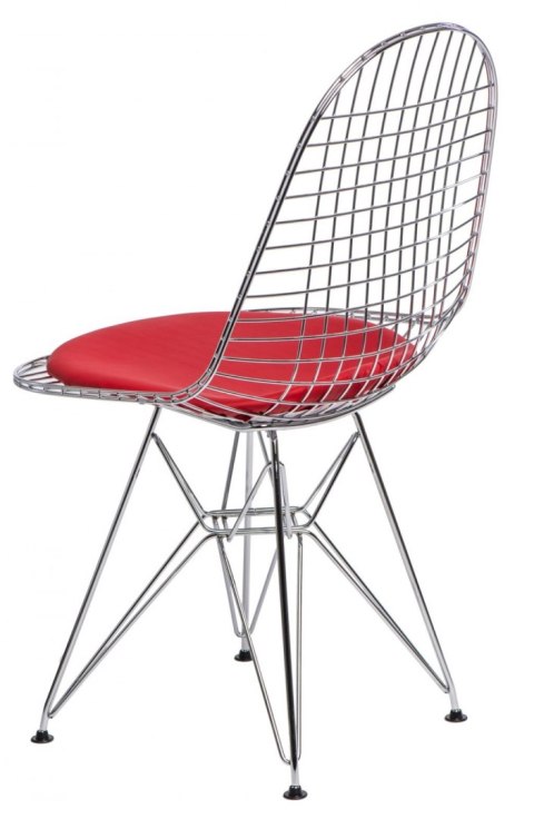 D2.DESIGN Krzesło Net czerwona pojedyncza poduszka D2.DESIGN Krzesło Net czerwona pojedyncza poduszka
