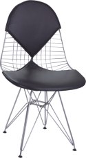 D2.DESIGN Krzesło Net double czarna poduszka D2.DESIGN Krzesło Net double czarna poduszka