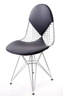 D2.DESIGN Krzesło Net double czarna poduszka D2.DESIGN Krzesło Net double czarna poduszka