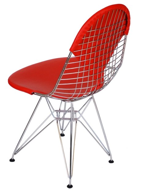D2.DESIGN Krzesło Net double czerwona poduszka D2.DESIGN Krzesło Net double czerwona poduszka