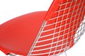 D2.DESIGN Krzesło Net double czerwona poduszka D2.DESIGN Krzesło Net double czerwona poduszka