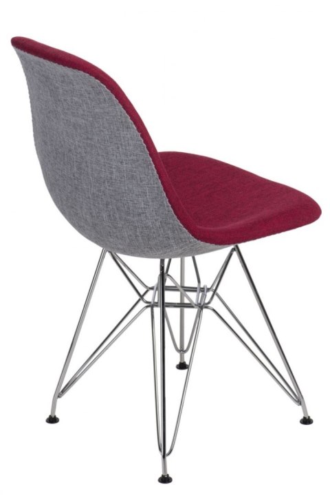D2.DESIGN Krzesło P016 DSR Duo czerwono szare D2.DESIGN Krzesło P016 DSR Duo czerwono szare
