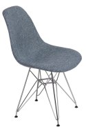 D2.DESIGN Krzesło P016 DSR Duo niebiesko szare