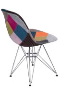 D2.DESIGN Krzesło P016 DSR patchwork kolorowy D2.DESIGN Krzesło P016 DSR patchwork kolorowy