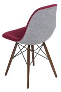 D2.DESIGN Krzesło P016W Duo czer. szare /dark D2.DESIGN Krzesło P016W Duo czer. szare /dark