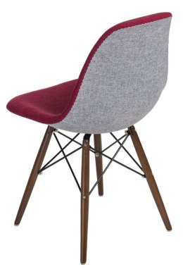 D2.DESIGN Krzesło P016W Duo czer. szare /dark