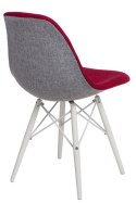 D2.DESIGN Krzesło P016W Duo czer. szare/white D2.DESIGN Krzesło P016W Duo czer. szare/white