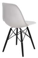 D2.DESIGN Krzesło P016W PP białe/black D2.DESIGN Krzesło P016W PP białe/black