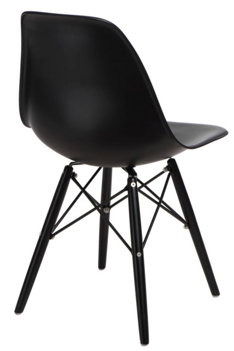 D2.DESIGN Krzesło P016W PP czarne/black D2.DESIGN Krzesło P016W PP czarne/black