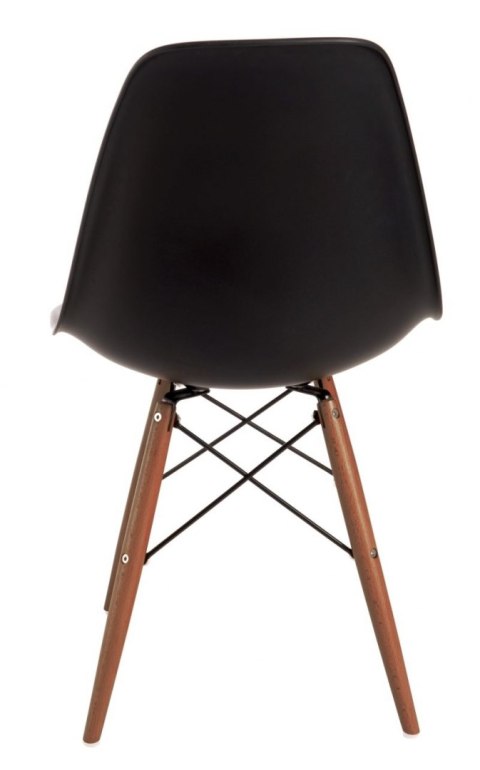 D2.DESIGN Krzesło P016W tworzywo PP czarne/dark drewno ciemny naturalny D2.DESIGN Krzesło P016W tworzywo PP czarne/dark drewno ciemny naturalny