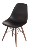 D2.DESIGN Krzesło P016W tworzywo PP czarne/dark drewno ciemny naturalny D2.DESIGN Krzesło P016W tworzywo PP czarne/dark drewno ciemny naturalny