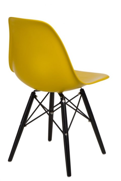 D2.DESIGN Krzesło P016W PP dark olive/black D2.DESIGN Krzesło P016W PP dark olive/black