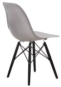D2.DESIGN Krzesło P016W PP light grey/black D2.DESIGN Krzesło P016W PP light grey/black