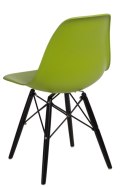 D2.DESIGN Krzesło P016W PP zielone/black D2.DESIGN Krzesło P016W PP zielone/black