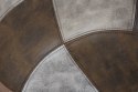 D2.DESIGN Krzesło P018 DAR patchwork beż - brąz D2.DESIGN Krzesło P018 DAR patchwork beż - brąz
