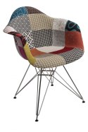 D2.DESIGN Krzesło P018 DAR patchwork kolorowy D2.DESIGN Krzesło P018 DAR patchwork kolorowy