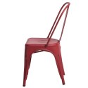 D2.DESIGN Krzesło Paris Antique czerwone D2.DESIGN Krzesło Paris Antique czerwone