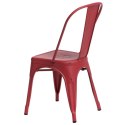 D2.DESIGN Krzesło Paris Antique czerwone D2.DESIGN Krzesło Paris Antique czerwone