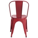 D2.DESIGN Krzesło Paris Antique czerwone D2.DESIGN Krzesło Paris Antique czerwone