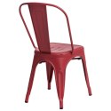 D2.DESIGN Krzesło Paris Antique czerwone D2.DESIGN Krzesło Paris Antique czerwone